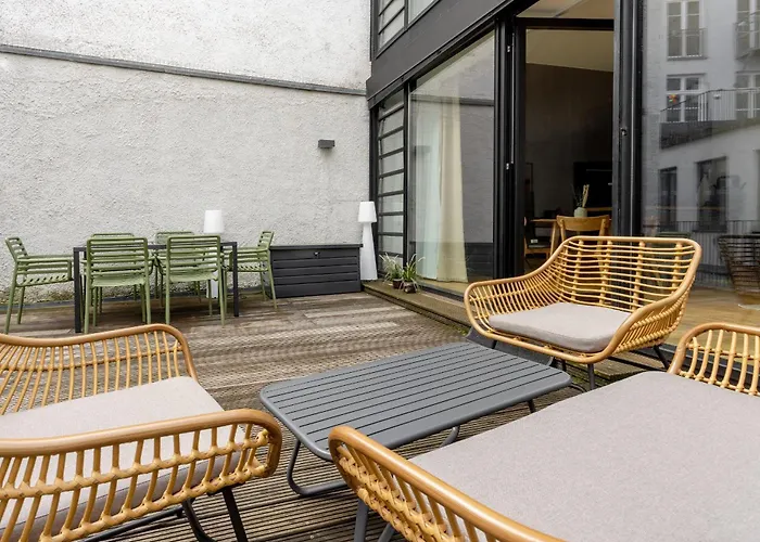 Apartman Global Living - Design I Rathausplatz I Kitchen I