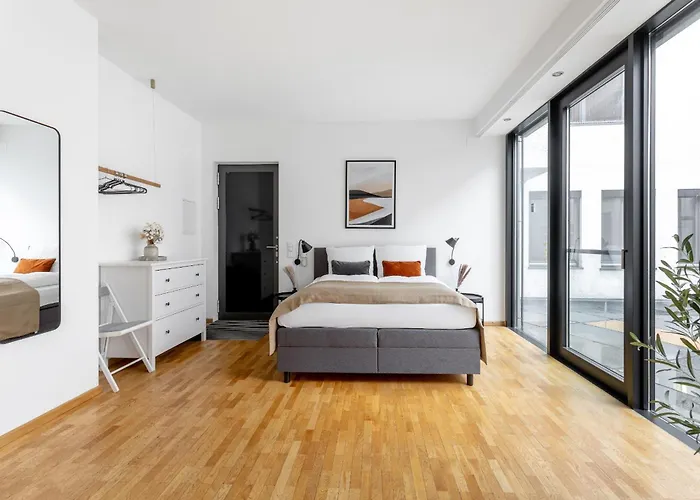 Appartement Global Living - Design I Rathausplatz I Kitchen I Augsbourg